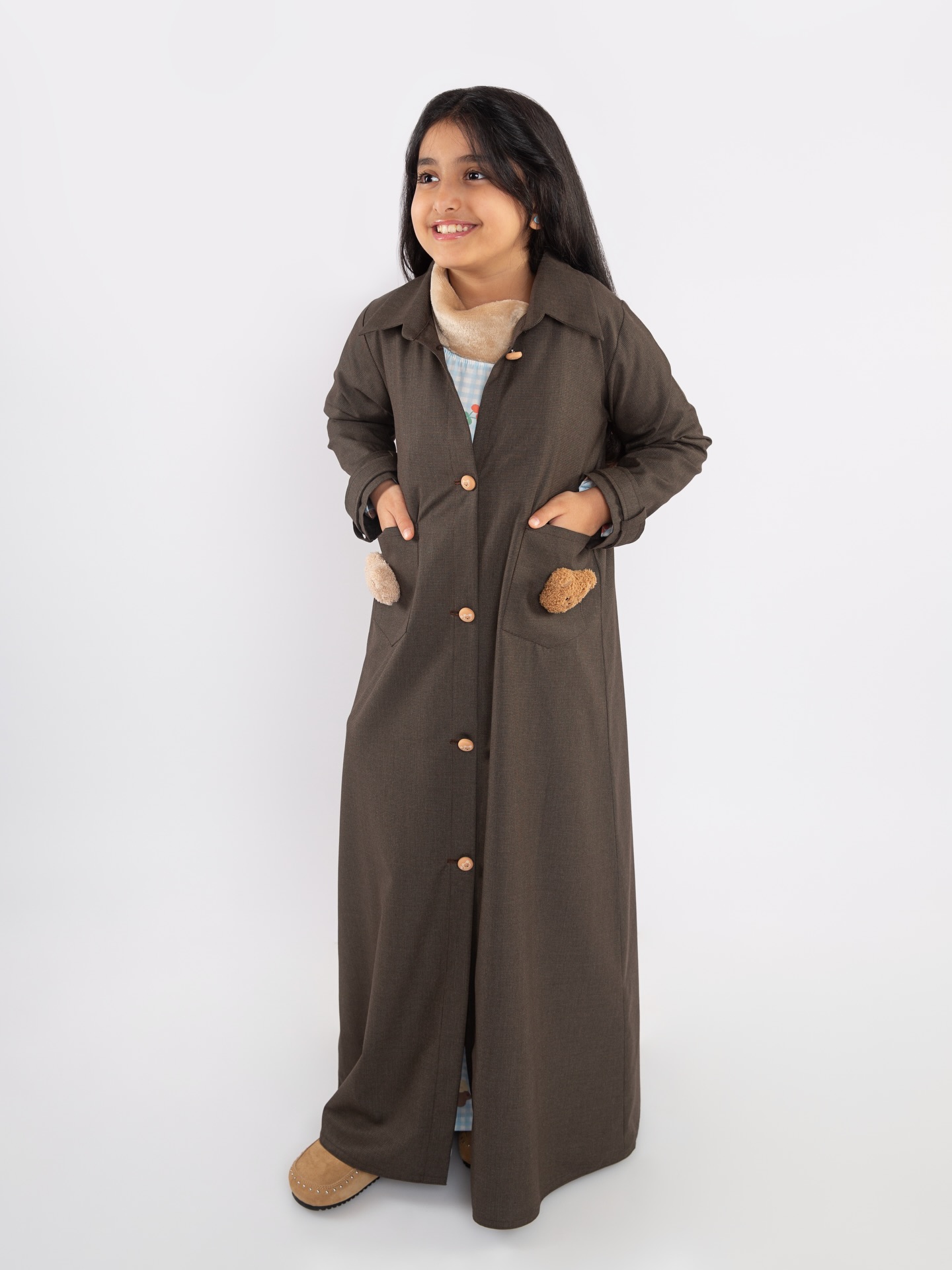 Bear Pocket Abaya