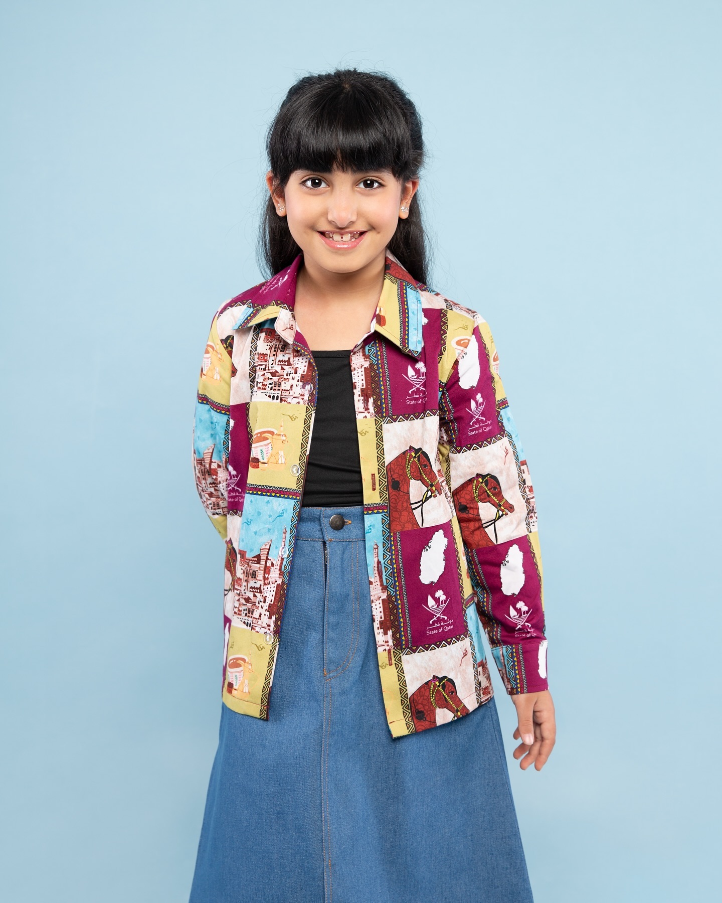 Patchwork Print Jacket