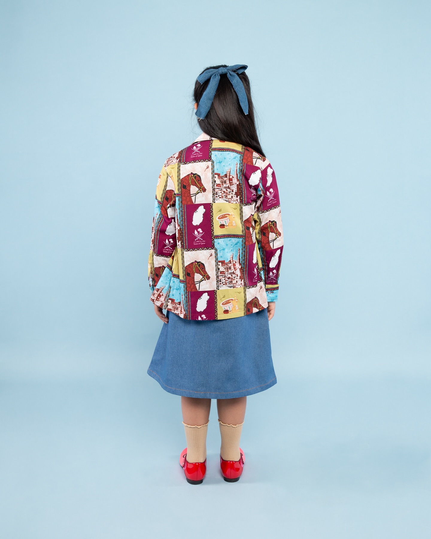 Patchwork Print Jacket